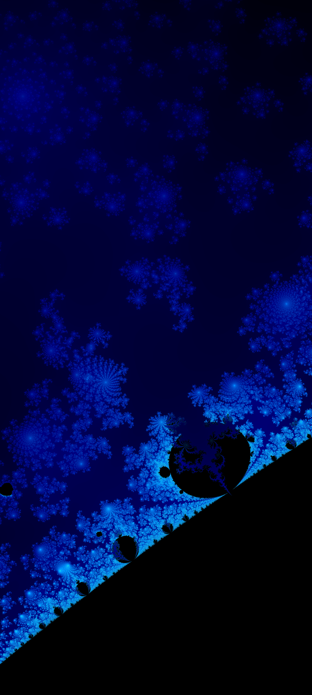 Cactus fractal portrait render at 1080x2400