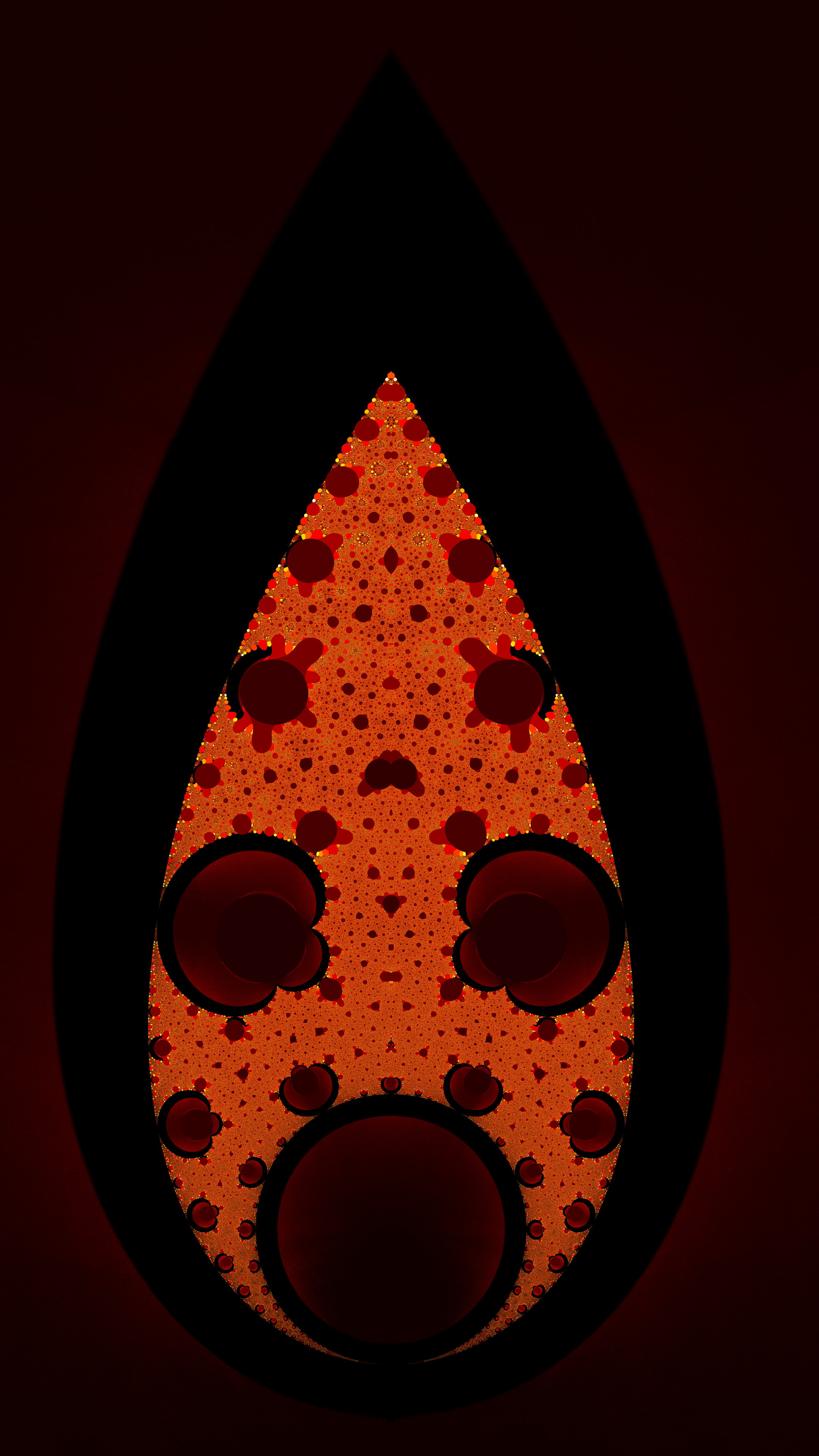 Multifractal-Julia set at 3840x2160 with custom palette